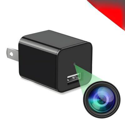 Cargador USB con Cámara Espía – Grabación HD con Micrófono y Detección de Movimiento