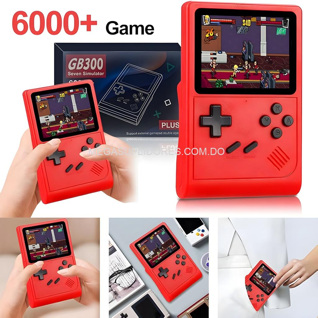 Consola Portátil Game BOX GB300 – 7 Emuladores, 6000+ Juegos Integrados - Se le instala juegos