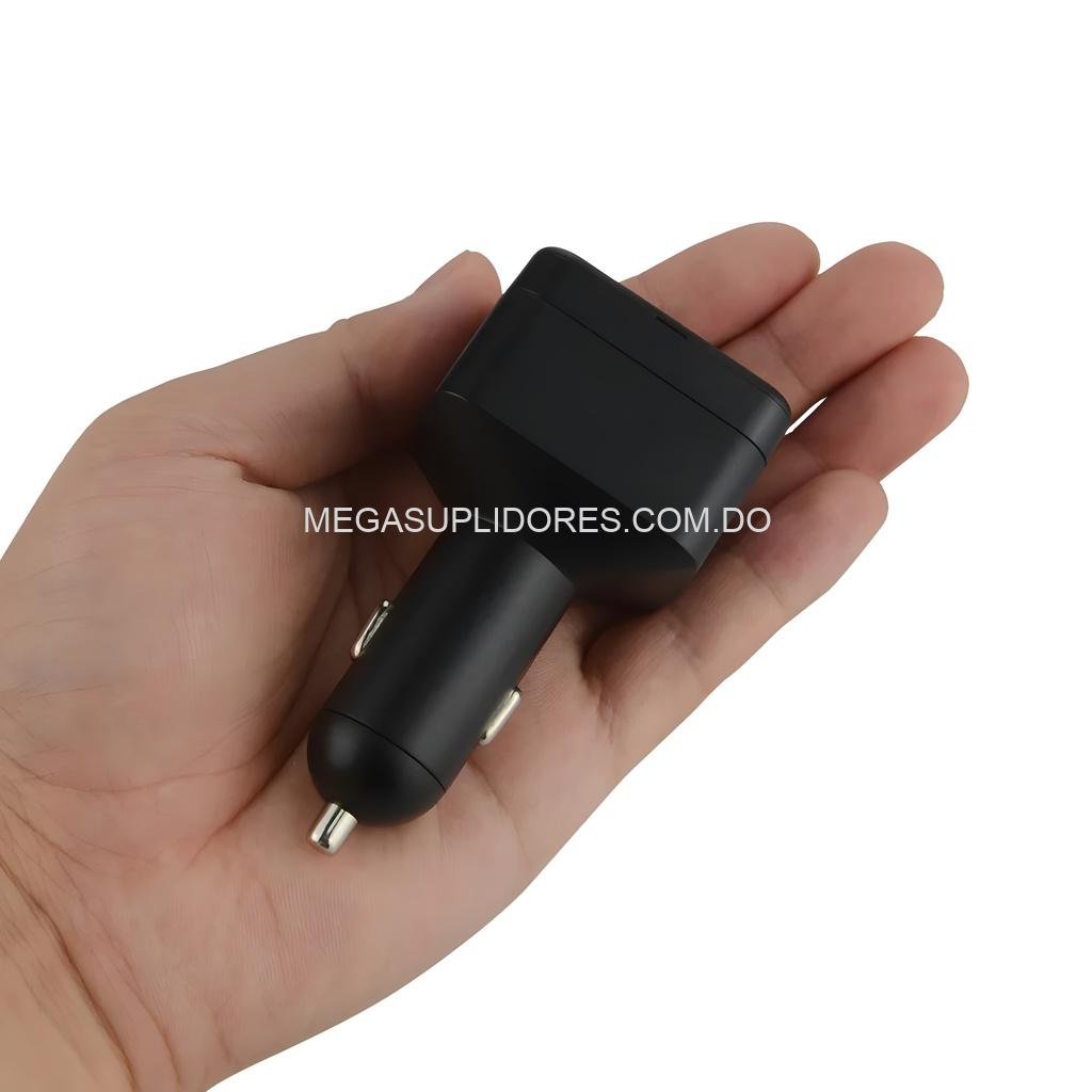 Rastreador GPS con Micrófono Oculto Tipo Cargador USB – Localizador para Vehículos