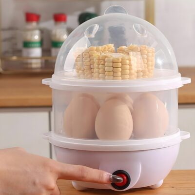Huevera Eléctrica – Cocina hasta 7 Huevos - Hervidora Vegetales a Vapor
