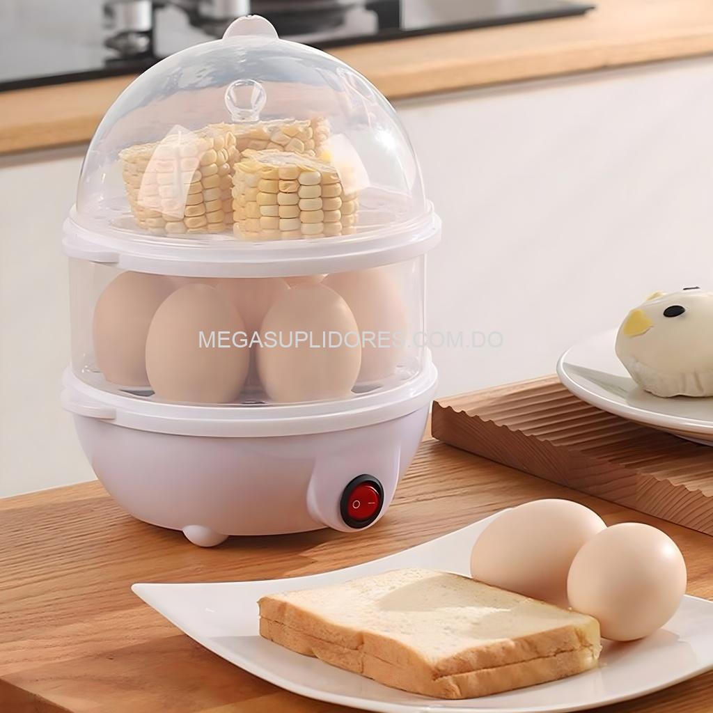 Huevera Eléctrica – Cocina hasta 7 Huevos - Hervidora Vegetales a Vapor