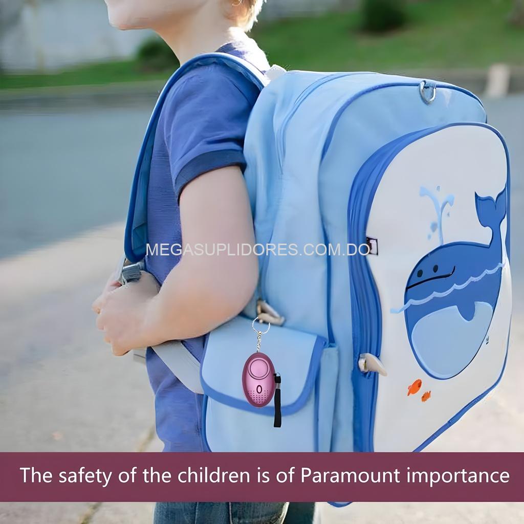 Llavero Alarma Personal de Seguridad 140dB con Luz – Protección Portátil