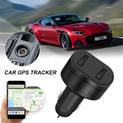 Rastreador GPS con Micrófono Oculto Tipo Cargador USB – Localizador para Vehículos