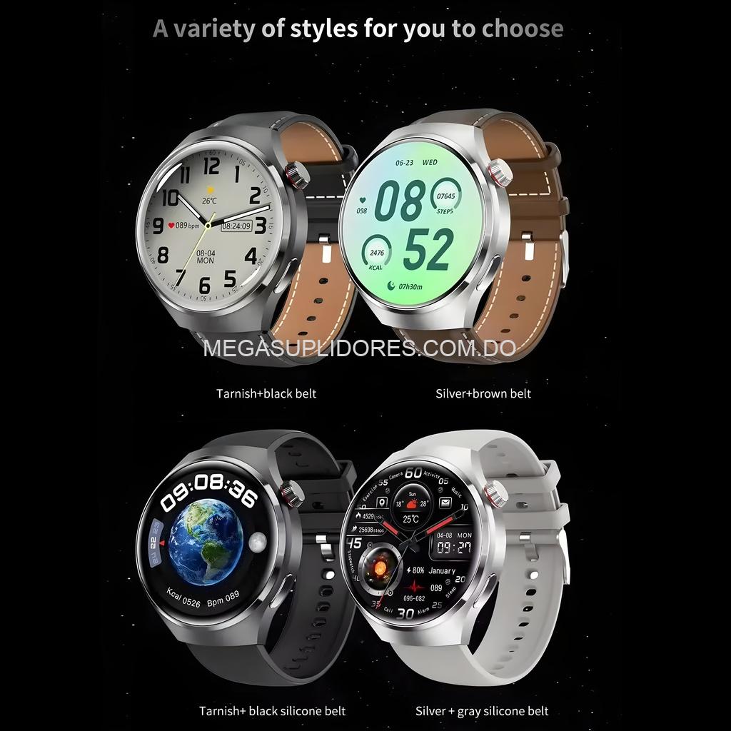 Reloj Inteligente – Pantalla HD - NFC - Llamadas - Smartwatch con Correas Intercambiables