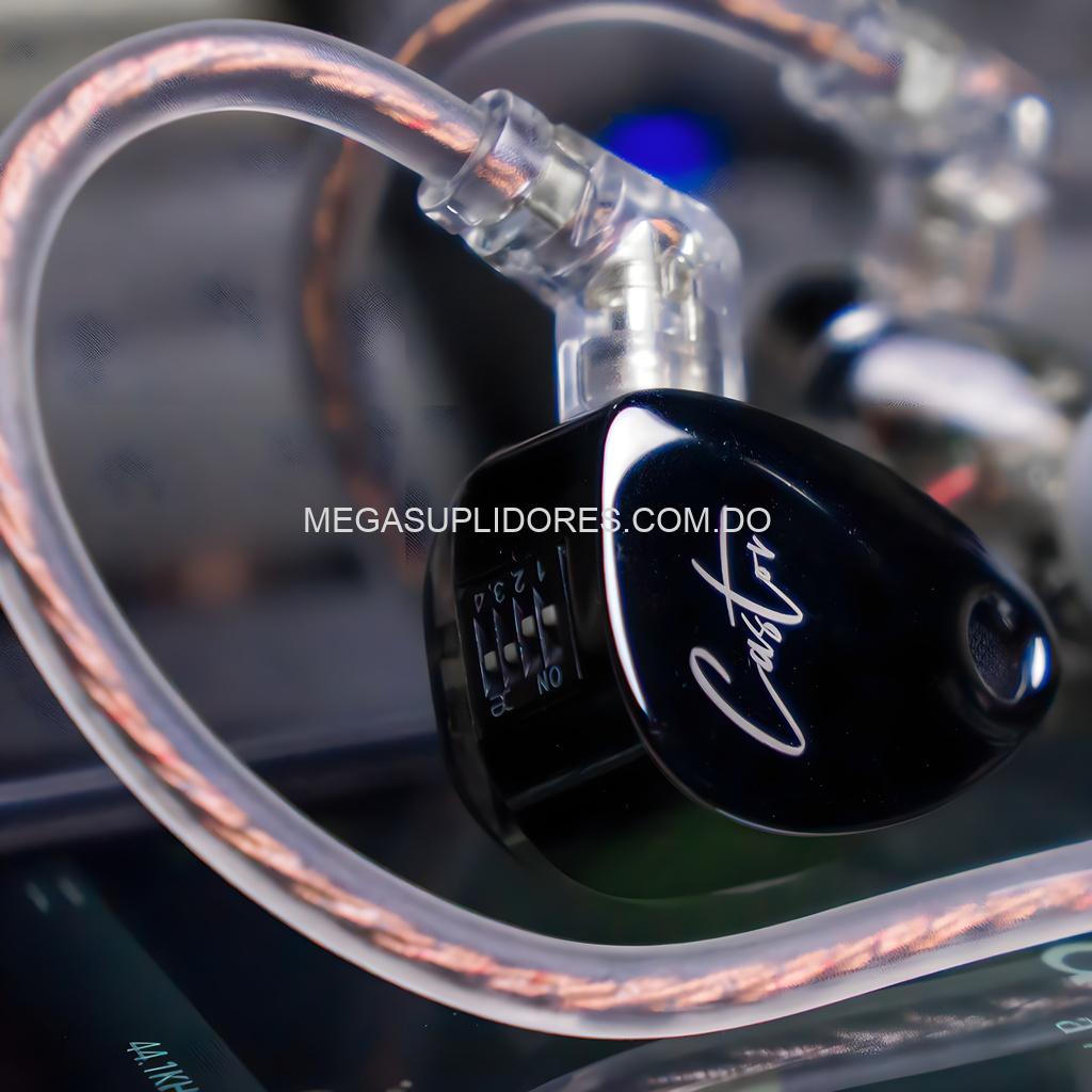 Audífonos KZ Castor HiFi Harman – Monitores In-Ear de Alta Fidelidad - 16 Audífonos en 1