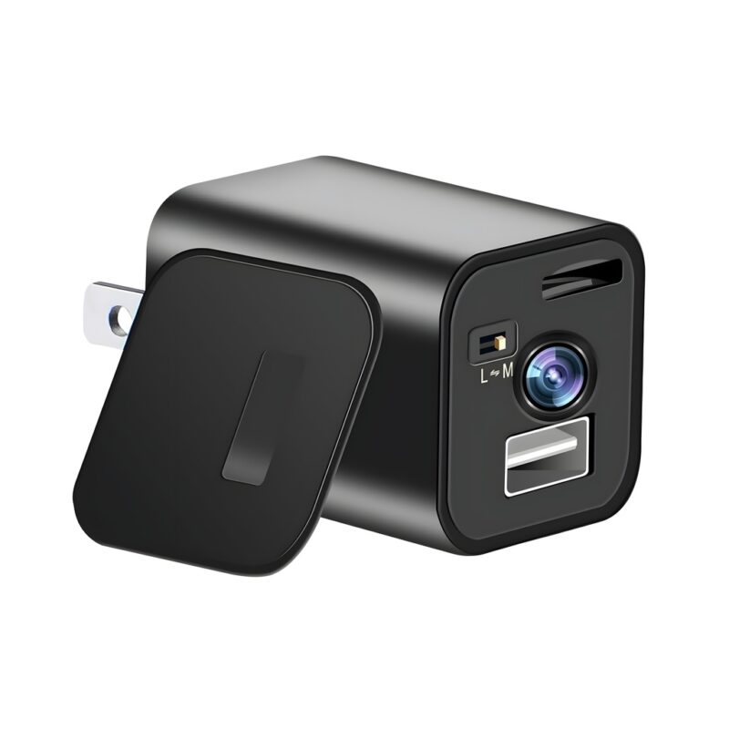Mini Cámara Espía Oculta En Cargador USB | Grabación 1080P Con Detección De Movimiento Y Grabación En Bucle, Para Hogar Y Oficina