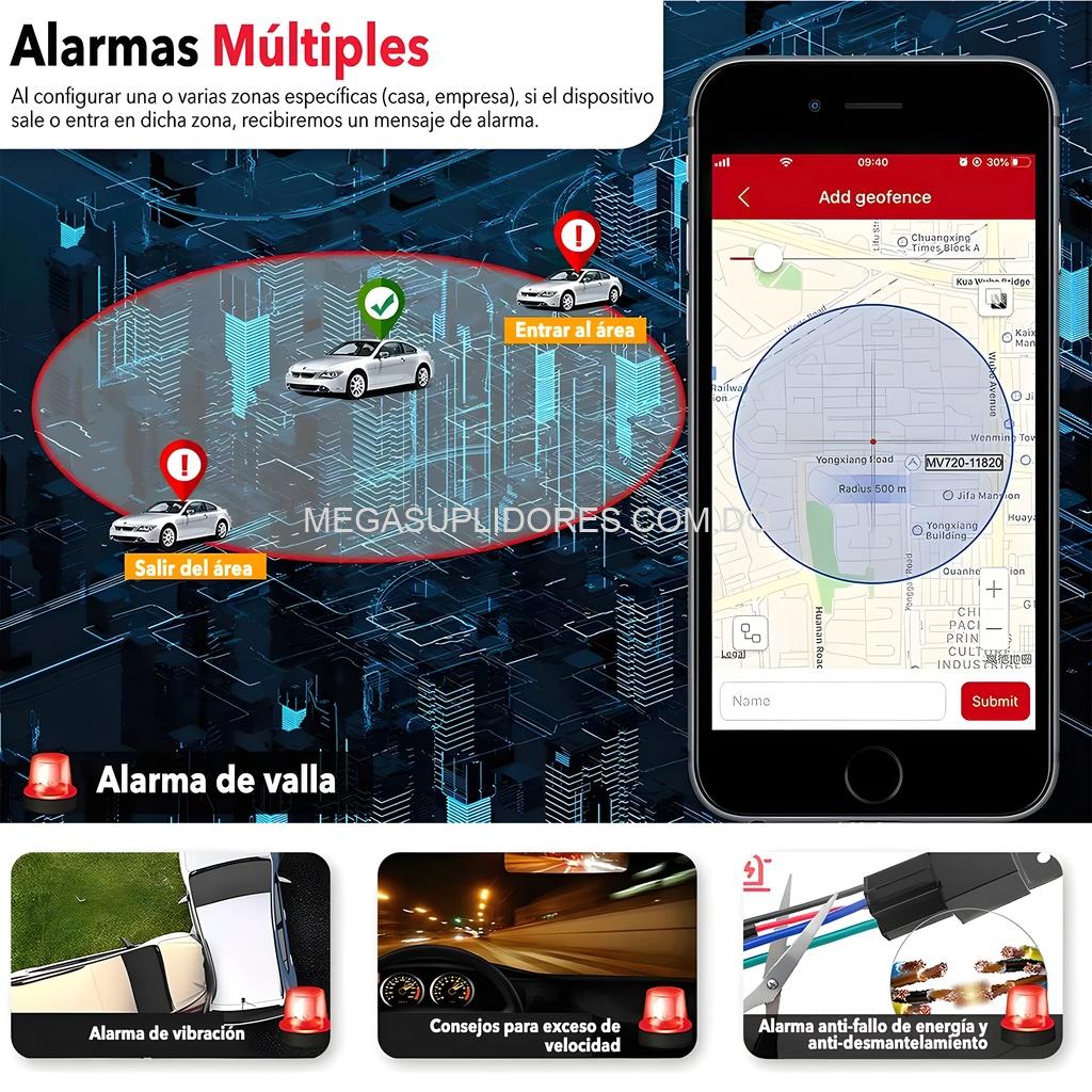 Rastreador GPS Tipo Relay – Localizador Vehicular con Apagado Remoto Seguimiento en Tiempo Real