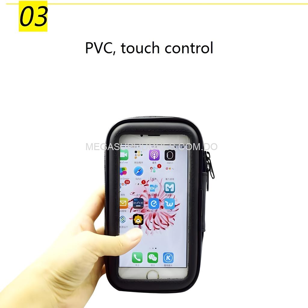 Soporte Cover Impermeable para Moto – Case Sujetador de Celular Resistente al Agua
