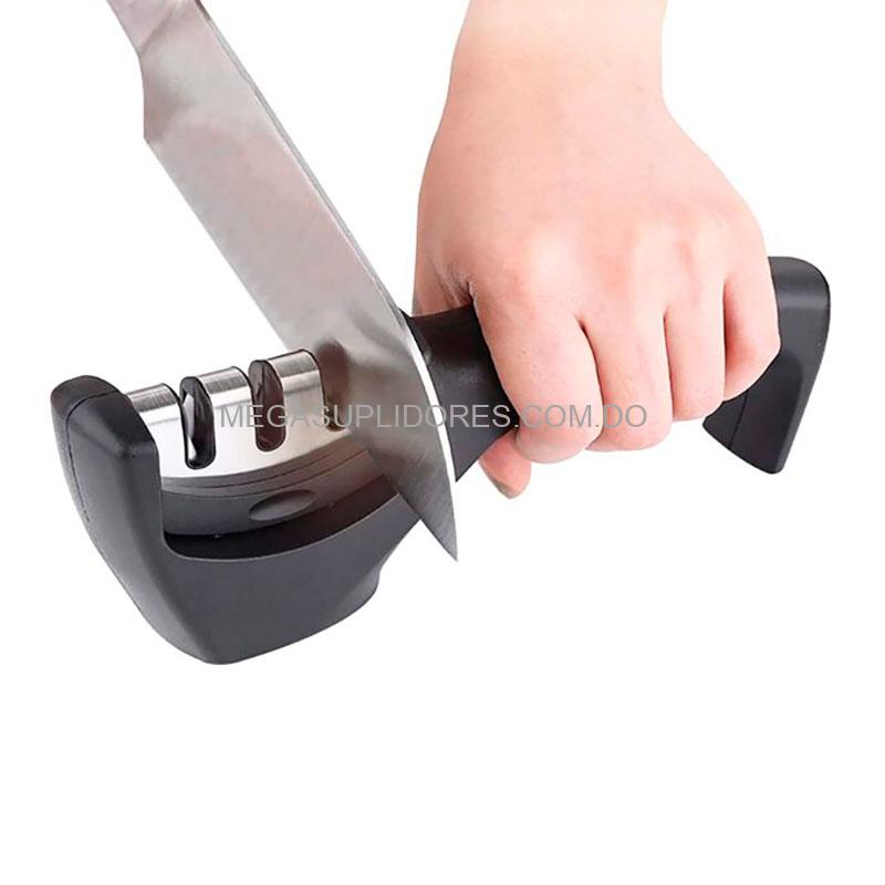 Afilador de Cuchillos Ergonómico | Amolador | Limador 3 En 1