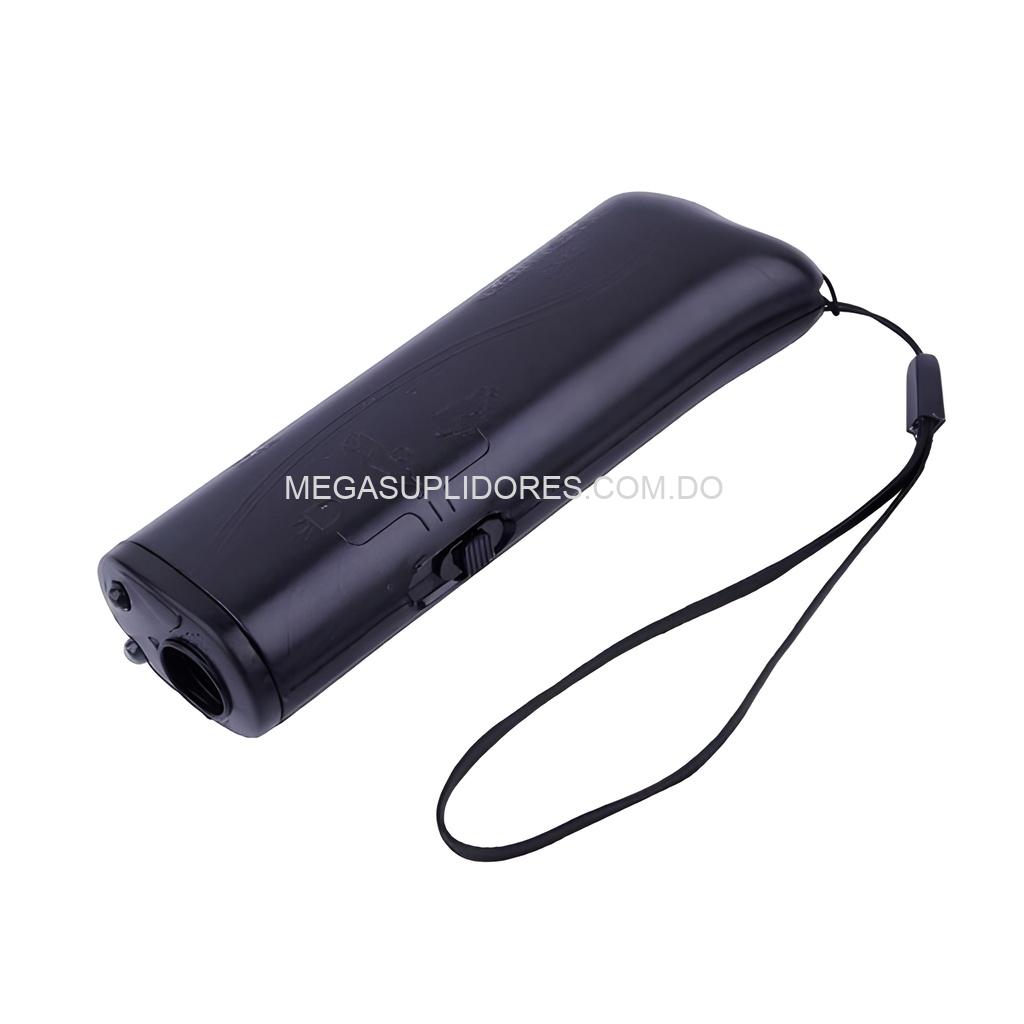 Ahuyentador y Entrenador de Perros Silbato Ultrasónico Repelente con Luz LED