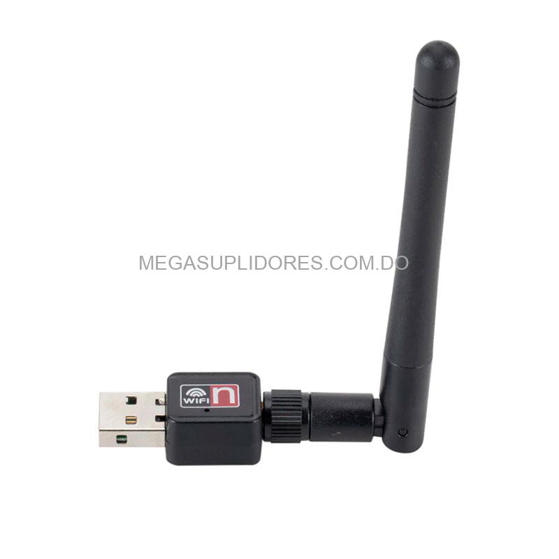 Adaptador USB Wifi Con Antena Para Mayor Alcance y CD con Drivers Incluidos