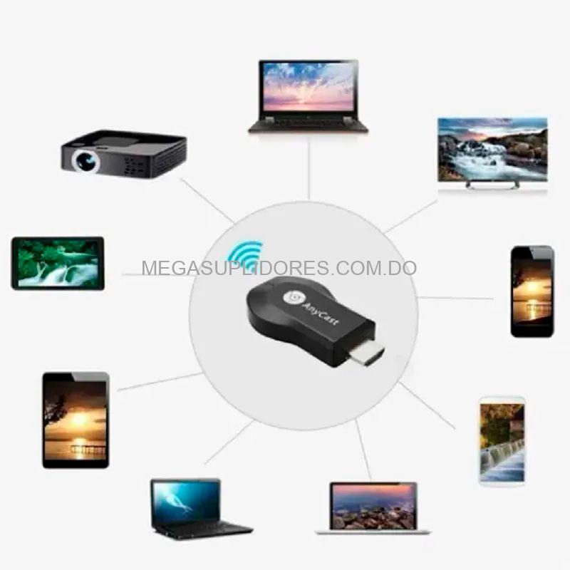 Transmisor de Pantalla Vía WiFi | Receptor de Video Inalámbrico Anycast