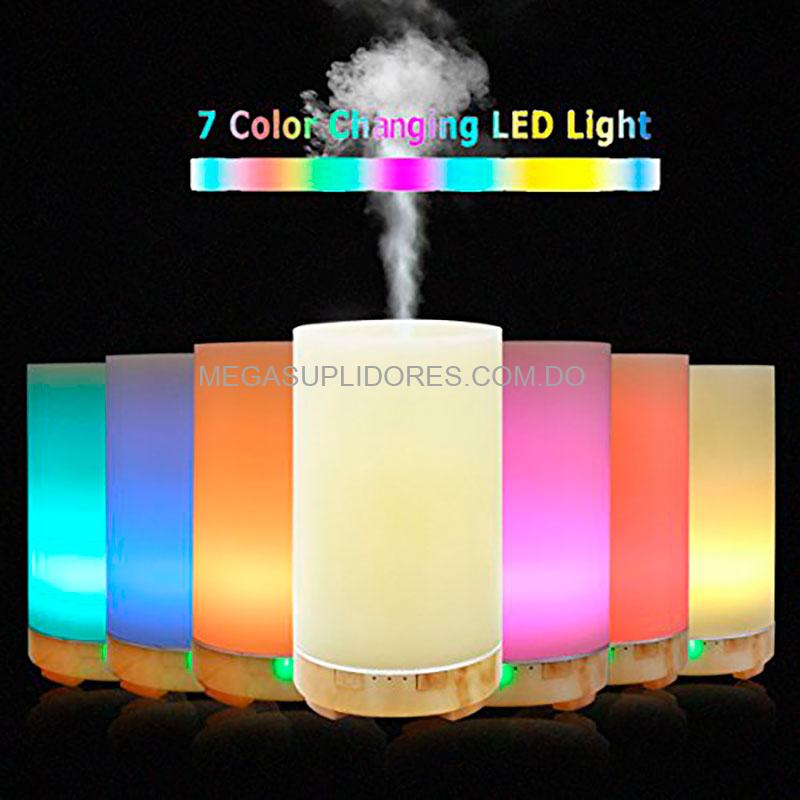 Aromatizador Humidificador y Difusor de Aroma con Lampara LED de Colores | Ambientador con Luz