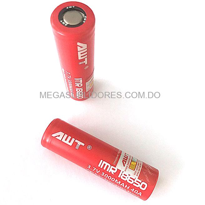 Batería Recargable 18650 AWT 40A Alto Drenaje | Pila