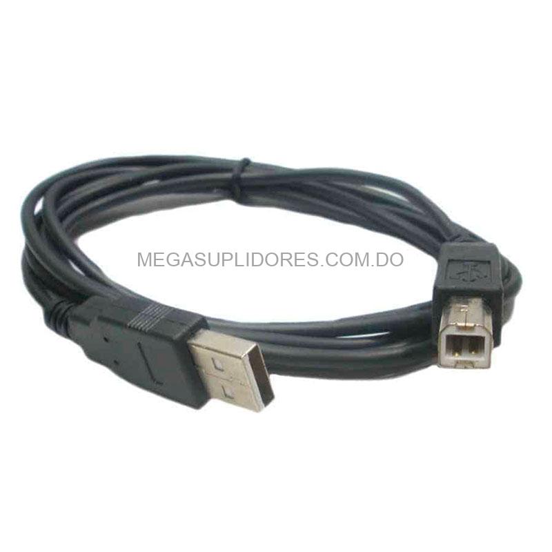 Cable USB para Impresoras | Tipo A Macho a Tipo B Macho | 6 Pies | 1.5 metros