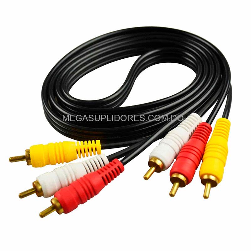 Cable RCA a RCA | Macho a Macho | Cable AV para Sonido y Video