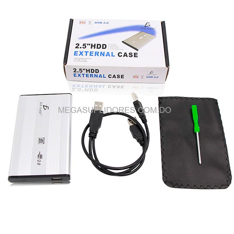 Adaptador Cajita para Disco Duro de Laptops | Enclosure USB SATA | SSD | HDD 2.5