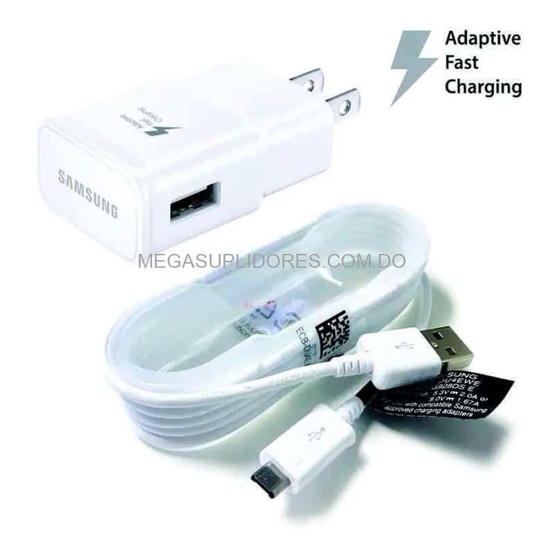 Cargador Samsung Carga Rápida Adaptativa | 5V-2A o 9V-1.67A