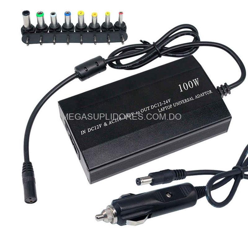 Cargador Universal para Laptop | 8 Cabezas |Fuente Voltaje Ajustable 15V-24V