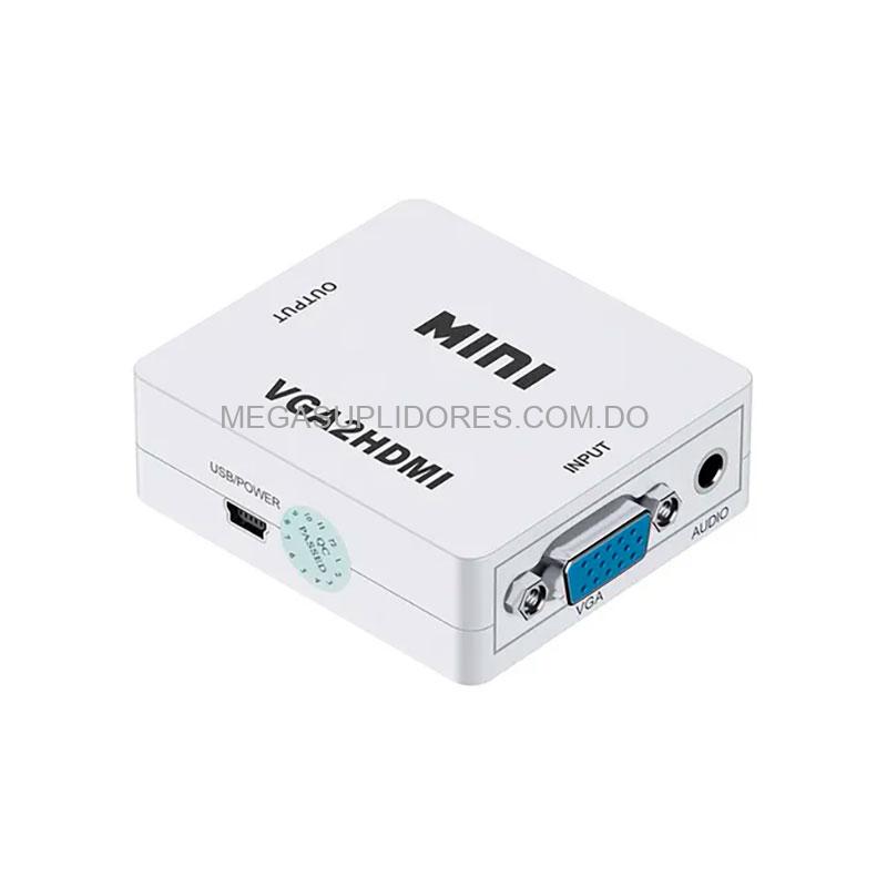 Convertidor VGA a HDMI | Video y Sonido