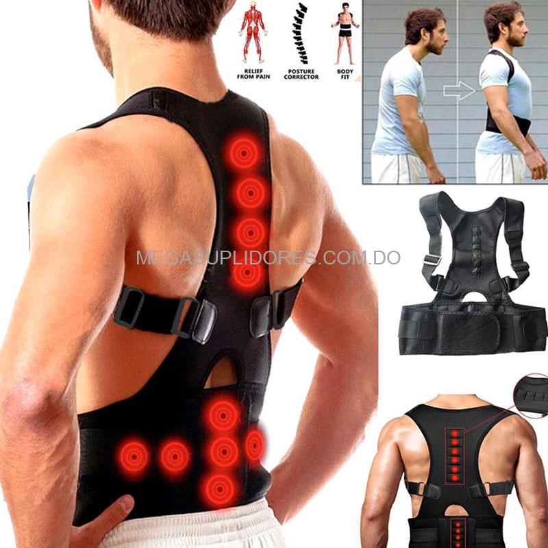 Corrector de Postura Magnético Mejora la Columna | Faja para la Espalda