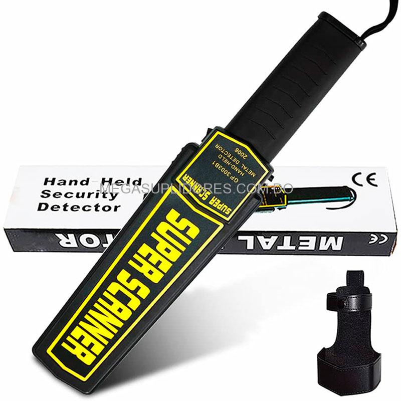 Detector de Metales Portátil para Seguridad | Escáner de Metal de Mano