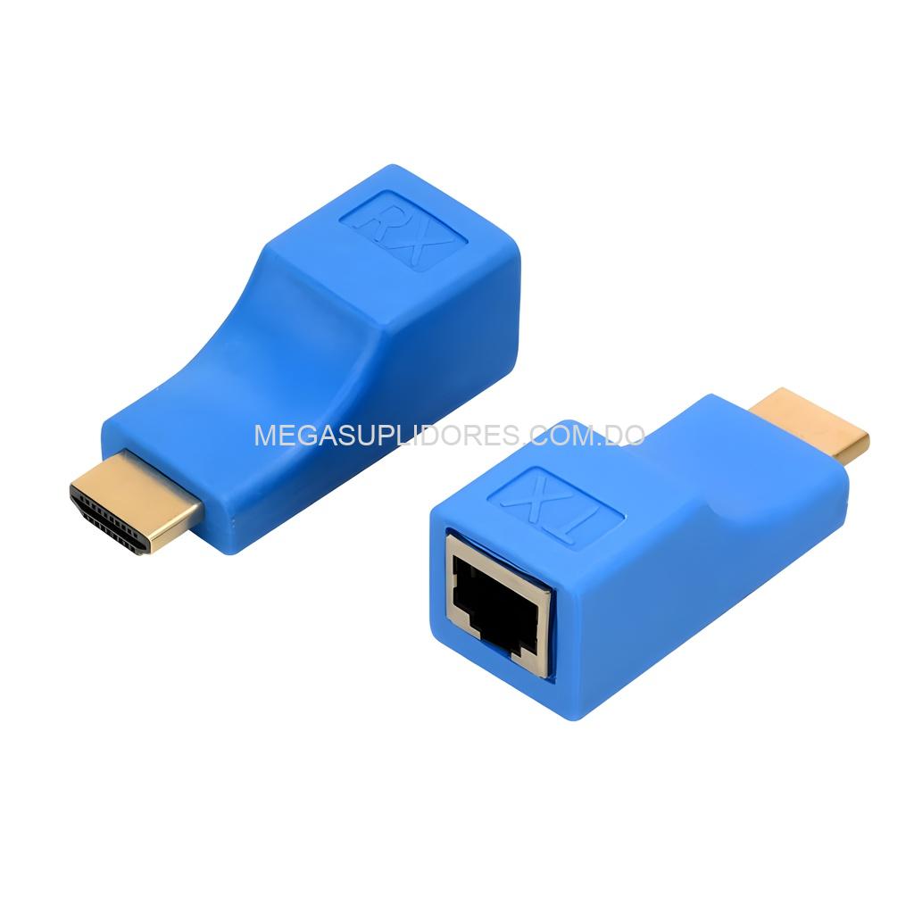 Extensor HDMI por Cable de Red RJ45 – Transmisor y Receptor Full HD 1080p Cat5e/6
