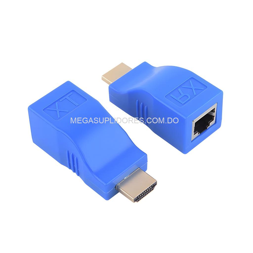 Extensor HDMI por Cable de Red RJ45 – Transmisor y Receptor Full HD 1080p Cat5e/6