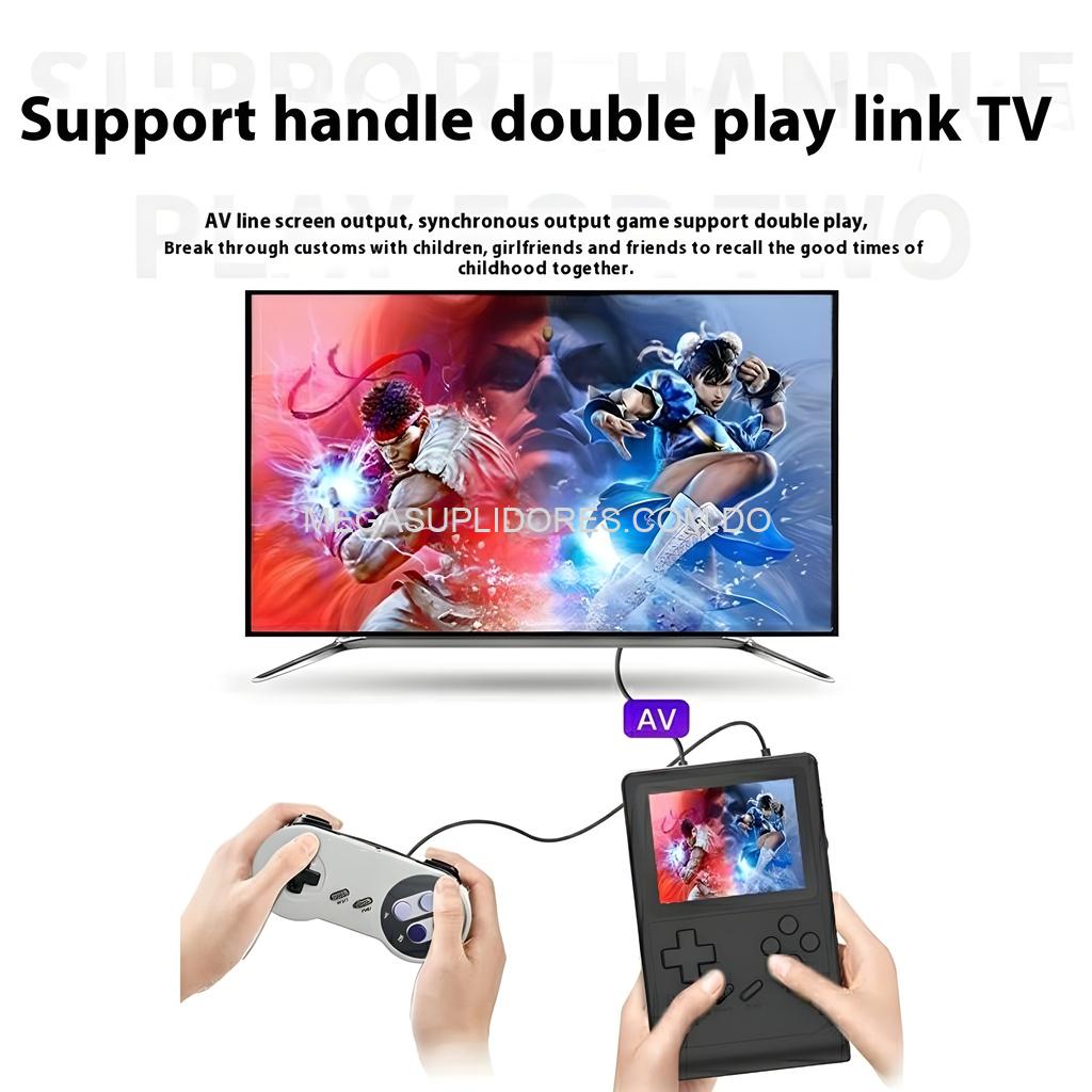 Consola Portátil Game BOX GB300 – 7 Emuladores, 6000+ Juegos Integrados - Se le instala juegos