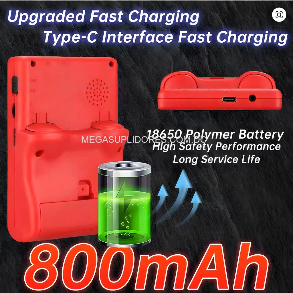 Consola Portátil Game BOX GB300 – 7 Emuladores, 6000+ Juegos Integrados - Se le instala juegos