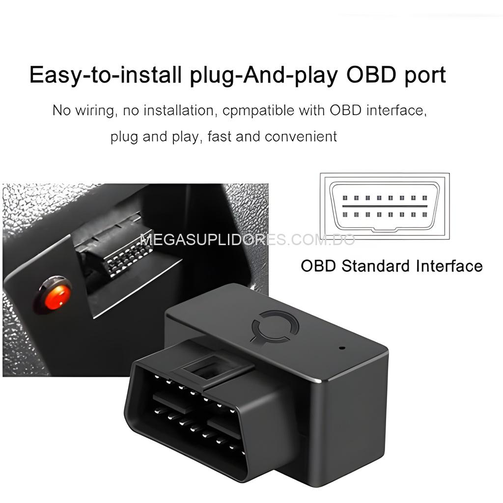 Rastreador GPS OBD2 para Autos – Sin Instalación ni Mensualidades – Localización en Tiempo Real