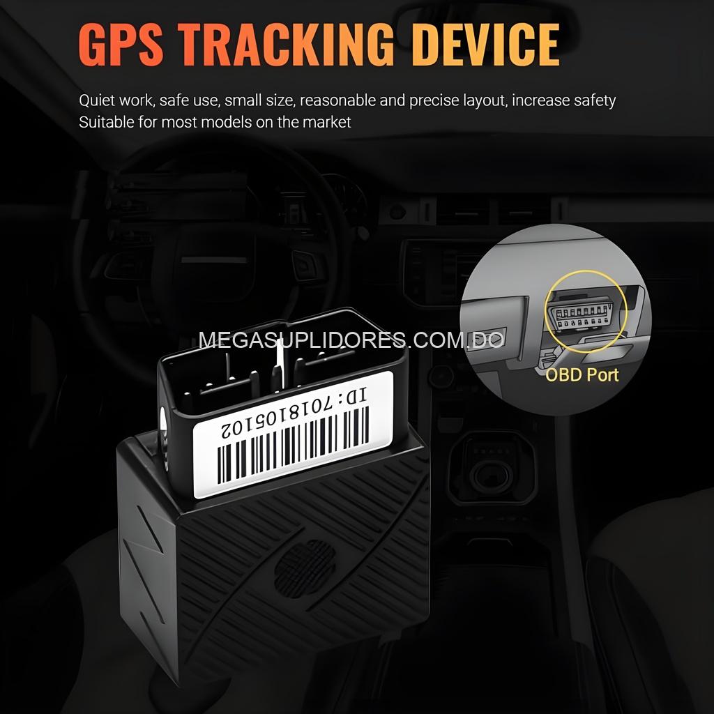 Rastreador GPS OBD2 para Autos – Sin Instalación ni Mensualidades – Localización en Tiempo Real
