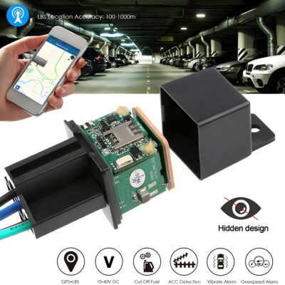 Rastreador GPS Tipo Relay – Localizador Vehicular con Apagado Remoto Seguimiento en Tiempo Real