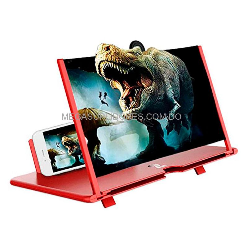 Base Amplificador de Pantalla con Lupa 3D para Celular