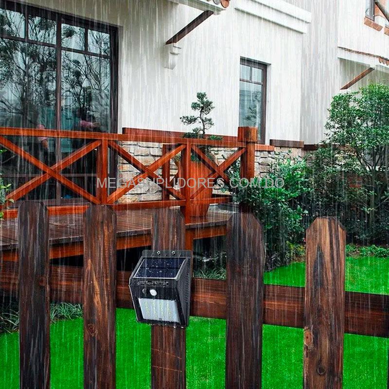 Luz Solar LED | Lámpara Recargable con Sensor de Movimiento | Impermeable