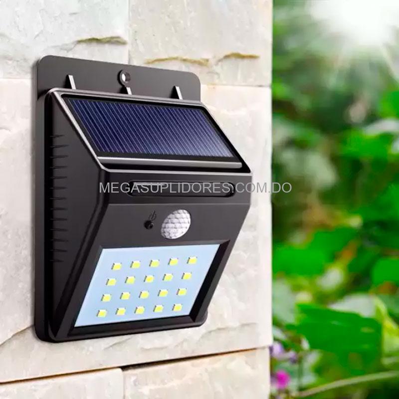 Luz Solar LED | Lámpara Recargable con Sensor de Movimiento | Impermeable