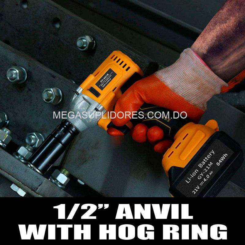 Llave de Impacto Inalámbrica | Pistola de Impacto Recargable Motor Brushless | Marca Americana