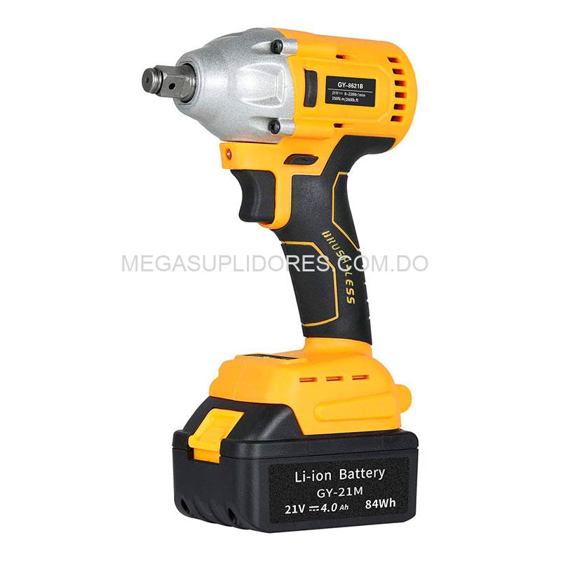 Llave de Impacto Inalámbrica | Pistola de Impacto Recargable Motor Brushless | Marca Americana