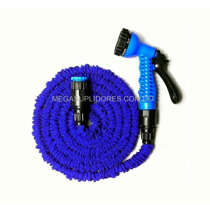 Manguera Expandible Anti-Enredos con Pistola de Presión Aspersor | 30 Metros/100 Pies| Magic Hose