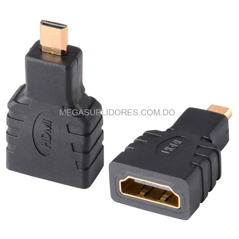 Adaptador Micro HDMI a HDMI | HDMI Hembra a Micro HDMI Macho