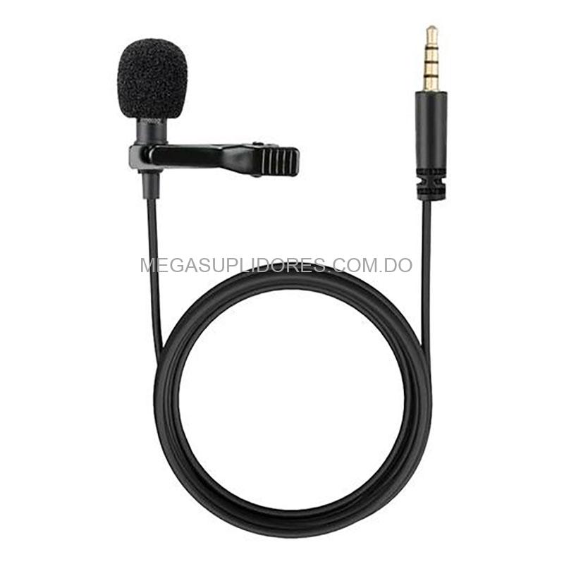 Micrófono de Solapa para Celulares 3.5Mm Lavalier
