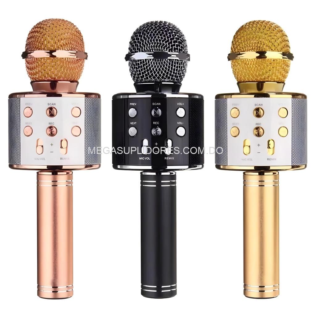 Micrófono Karaoke – Micrófono Mágico con Efectos de Sonido - MicroSD