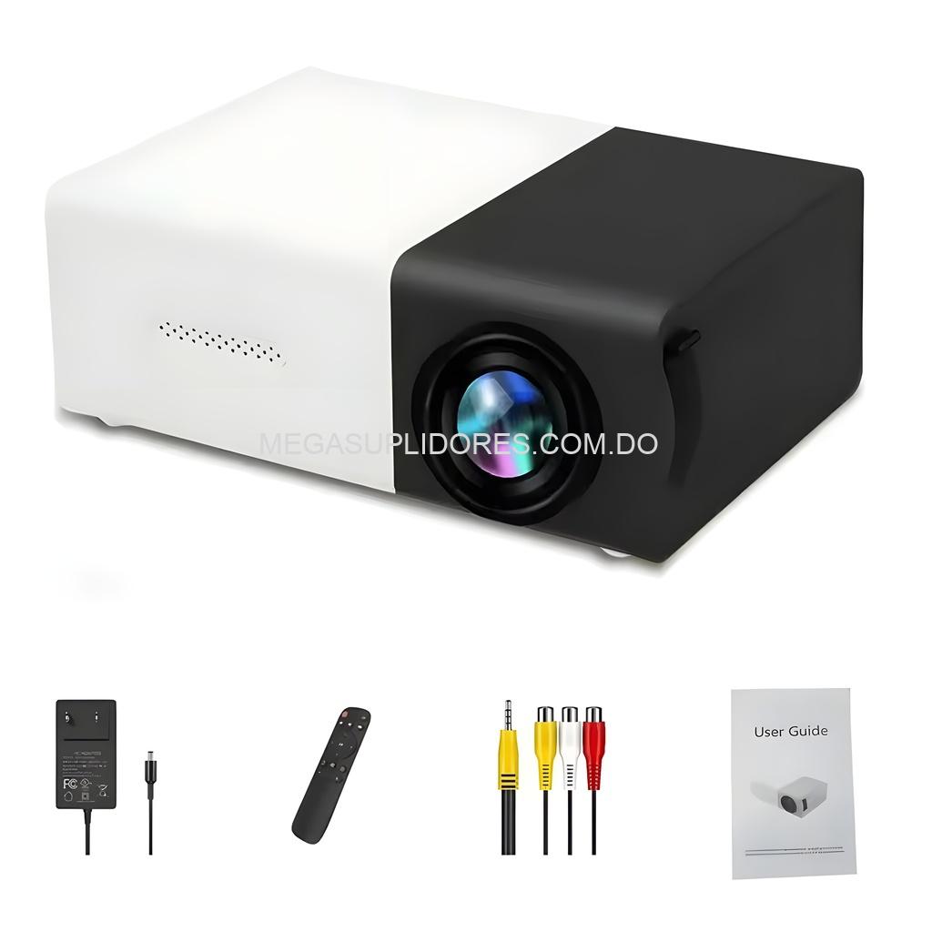 Mini Proyector LED Portátil – Compatible con USB, HDMI y AV – Ideal para Cine en Casa