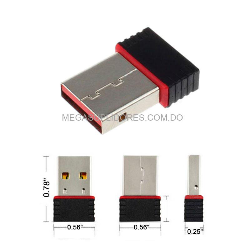 Adaptador USB Wifi | Mini Antena para PC y Laptops