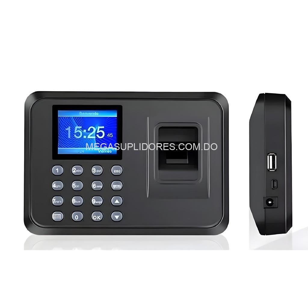 Reloj de Asistencia Ponchador con Huella Digital – Control de Entrada y Registro de Horas