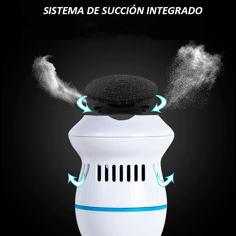 Removedor de Callos Eléctrico | Limador de pies | Quita Callos Recargable con Aspiradora