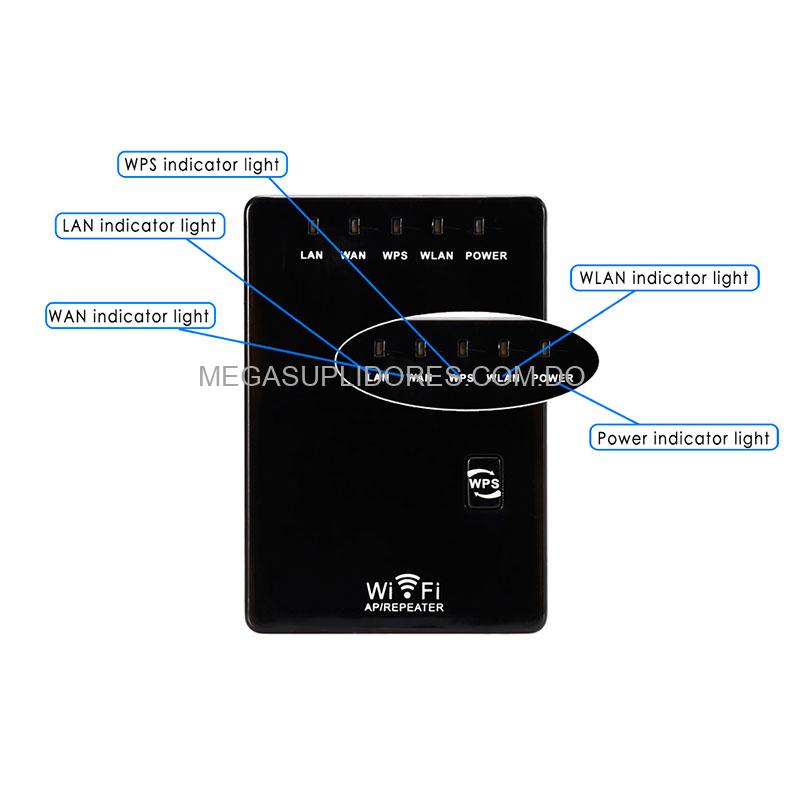 Repetidor Wifi Doble Banda 2.4Ghz | 5.0Ghz | Puerto RJ45 Ethernet y WLAN | 750Mbs