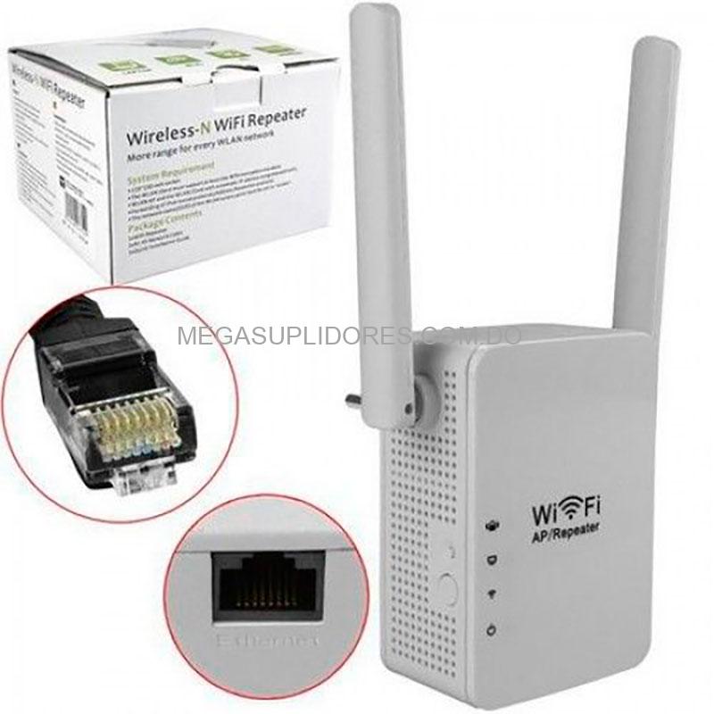 Repetidor Wifi | Amplificador Wifi Doble Antena con Puerto RJ45
