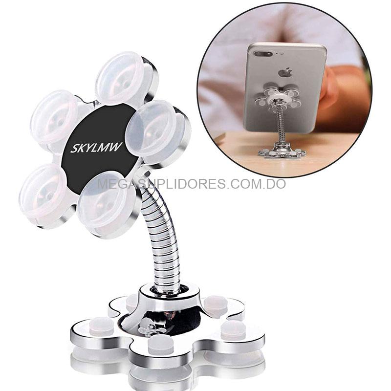 Soporte Sujetador para Celulares con Ventosas de Succión