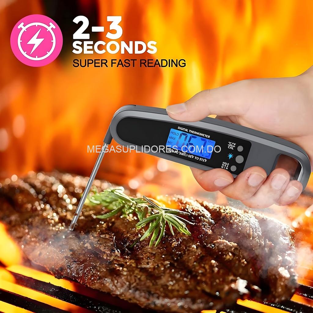 Termómetro de Cocina Digital – Precisión Rápida para Carne - Bebidas y BBQ